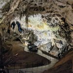 In de grotten van Postojna