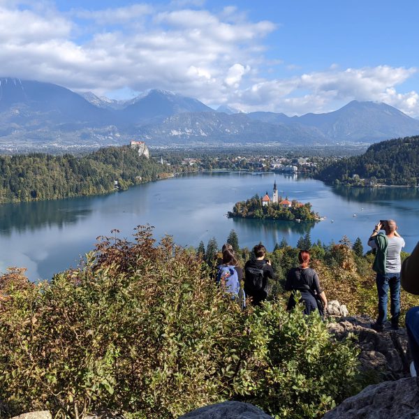 Uitzichtpunt meer van Bled